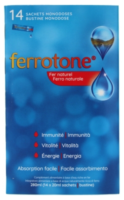 Ferrotone Natural Iron 14 Sachets