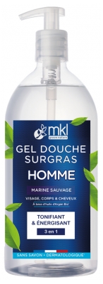 MKL Green Nature Homme Gel Douche Surgras Marine Sauvage 1L