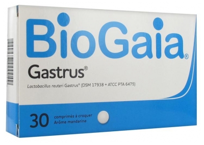 BioGaia Gastrus 30 Comprimés à Croquer (à consommer de préférence avant fin 02/2023)