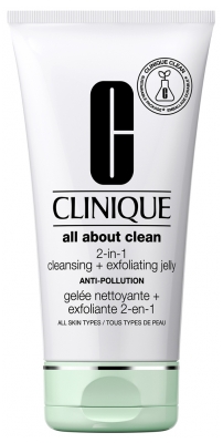 Clinique All About Clean Anti-Pollution 2-in-1 Cleansing + Exfoliating Jelly 150ml