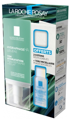 La Roche-Posay Hydraphase HA Légère 50 ml + Kit Nettoyage Démaquillage Offert