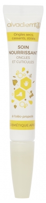 Alvadiem Unhas Secas, Quebradiças, Estriadas, Cutículas Cuidado Nutritivo 10 ml