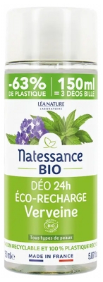 Natessance Deodorant 24H Bio Verveine Náplň 150 ml