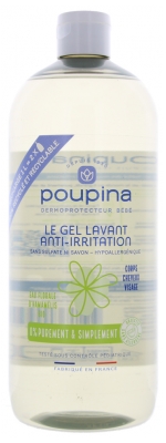 Poupina Gel Lavant Anti-Irritation Recharge 1 L