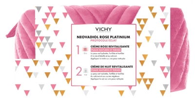 Vichy Neovadiol Rose Platinium Crème Rose Fortifiante et Revitalisante 50 ml + Crème de Nuit 15 ml Offerte