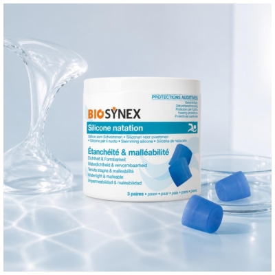 Biosynex Protecție Auditivă Înot Adult 3 Perechi