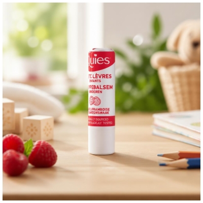 Quies Balsam de Buze Stick Copii Zmeură 4,5 g