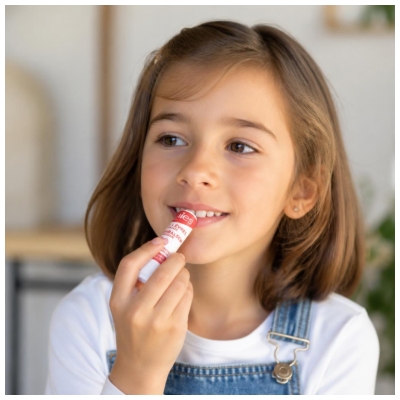 Quies Balsam de Buze Stick Copii Zmeură 4,5 g