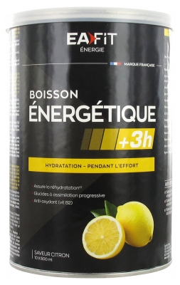 Eafit Énergie Boisson Énergétique +3h 500 g - Saveur : Citron