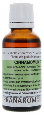 Pranarôm Olejek Eteryczny z Cynamonu Chińskiego (Cinnamomum Cassia) 30 ml