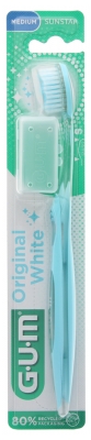 GUM Original White Toothbrush Medium 563 - Colour: Blue 1