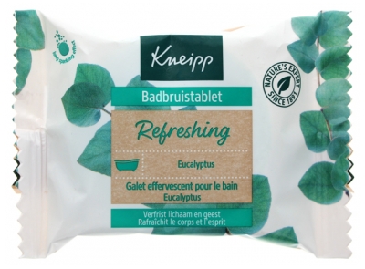 Kneipp Refreshing Galet Effervescent pour le Bain Eucalyptus 1 Galet