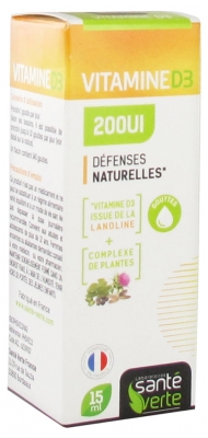 Santé Verte Vitamina D3 200UI 15 ml