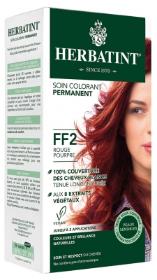 Herbatint Soin Colorant Permanent 150 ml - Coloration : FF2 Rouge Pourpre