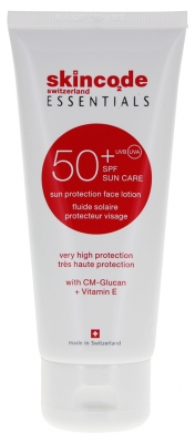 Skincode Essentials Fluide Solaire Protecteur Visage SPF50+ 100 ml