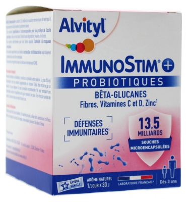 Alvityl ImmunoStim+ Probiotiques 30 Sachets