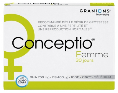 Granions Conceptio Frau 30 Kapseln und 30 Gelatinekapseln 2er-Pack