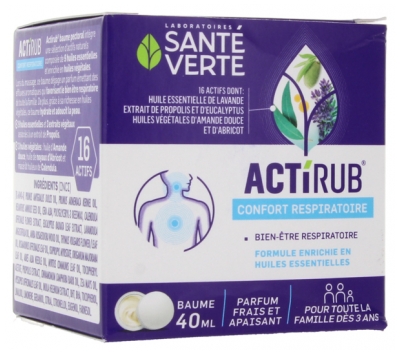 Saúde Verde Actirub Bálsamo Peitoral 40 ml