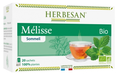 Herbesan Lemon Balm Infusion Organic 20 Saszetek