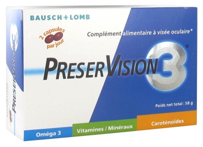 Bausch + Lomb 60 Nahrungsergänzungskapseln für Augen