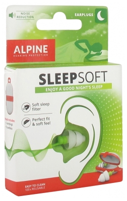 Alpine Hearing Protection SleepSoft 2 Bouchons d'Oreille