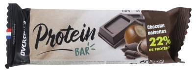 Overstims Barre Protéinée 40 g - Saveur : Chocolat - Noisettes