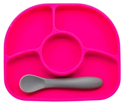Bblüv Yümi Anti-Slip Silicone Plate and Spoon 4 Months and +