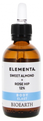 Bioearth Elementa Body Elast Solution Amande Douce + Rose Musquée 12% 50 ml