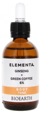 Bioearth Elementa Body Tone Solution Ginseng + Caffè Verde 6% 50 ml