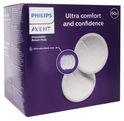 Avent 60 Discos de Amamentação Descartáveis SCF254/61