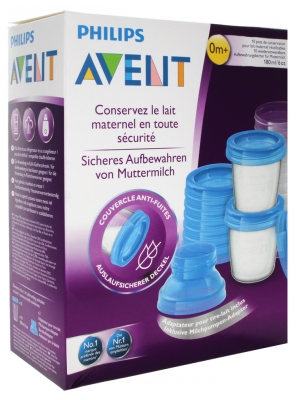 Avent 10 Behållare för Bröstmjölksförvaring SCF618/10