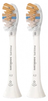 Philips Sonicare A3 Premium 2 Têtes de Brosse de Rechange Souple - Couleur : Blanc HX9092/10