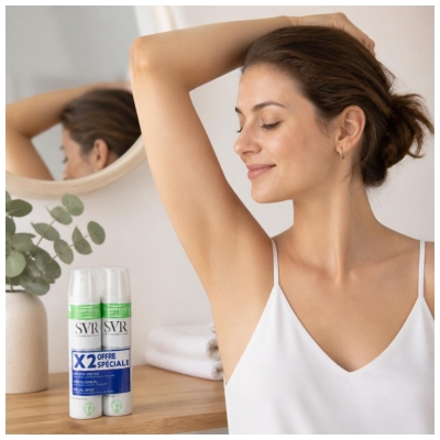 SVR Spirial Deodorant Antiperspirant Spray Balení 2 x 75 ml
