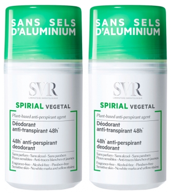 SVR Spirial Deodorante Anti-traspirante Roll-on Lotto di 2 x 50 ml