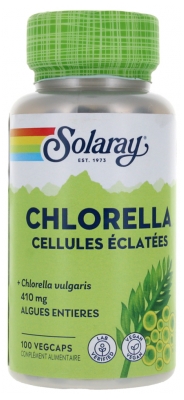 Solaray Clorella - Clorella 100 Capsule Vegetali