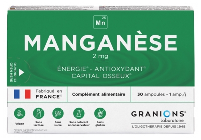 Granions Manganese 30 Phials