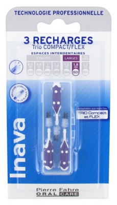 Inava Trio Brushes 3 Refills for Trio Compact/Flex - Size: ISO5 1,8mm