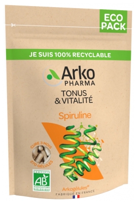 Arkopharma Arkogélules Spirulina Organic Eco Pack 270 Kapsułek