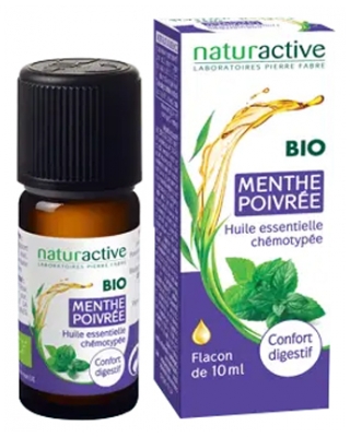 Naturactive Olio Essenziale di Menta Piperita (Mentha x Piperita L) Organic 10 ml