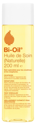 Bi-Oil Huile de Soin (Naturelle) Spécialisée Cicatrices et Vergetures 200 ml