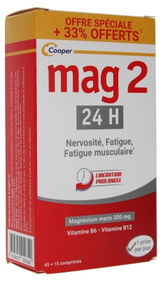 Mag 2 24H Strengthened Formula 60 Tablets