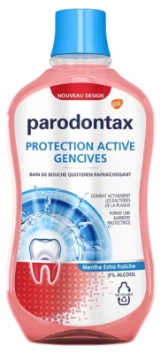 Parodontax Protection Activée Gencives Bain de Bouche Quotidien Rafraîchissant 500 ml