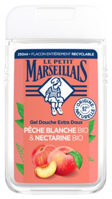 Le Petit Marseillais Extra Mildes Duschgel Weißer Pfirsich und Nektarine Bio 250 ml