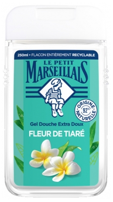 Gel de duș Le Petit Marseillais Extra Blând Floare de Tiaré 250 ml