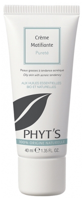 Phyt's Aromaclear Crème Matifiante Pureté Bio 40 ml