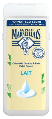 Le Petit Marseillais Crema de Baño y Ducha Extra Suave Leche BIO 650 ml