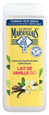 Le Petit Marseillais Crema de Baño y Ducha Extra Suave Leche de Vainilla BIO 650 ml