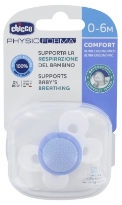 Chicco Physio Forma Comfort Sucette Silicone 0-6 Mois