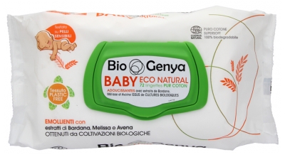 BioGenya Pure Cotton Baby Wipes 72 Chusteczki dla Niemowląt