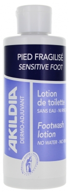 Akileïne Akildia Loción para Higiene de los Pies del Diabético 200 ml